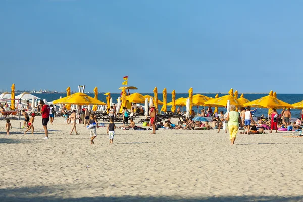 Mamaia beach, Romanya — Stok fotoğraf