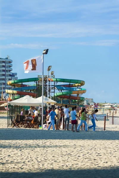 Mamaia plaj manzarası — Stok fotoğraf