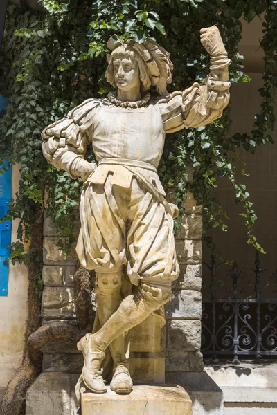 Medieval knight statue — Stock Photo, Image