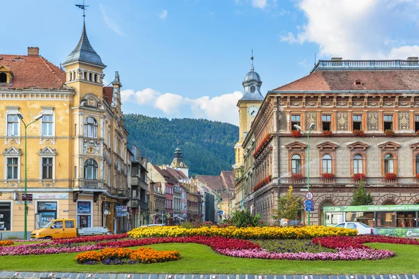 Historické centrum Brašova, Rumunsko — Stock fotografie