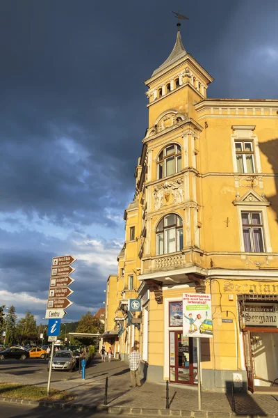 Staré historické centrum, Brašov, Rumunsko — Stock fotografie