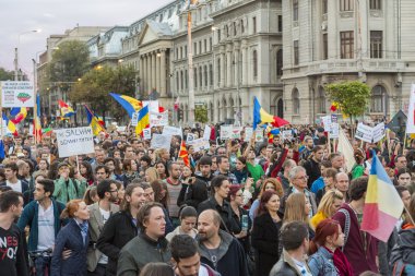 Protests against cyanide gold extraction at Rosia Montana