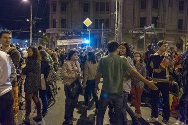 Protests against cyanide gold extraction at Rosia Montana