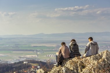şehir panoraması zevk yürüyüşçü