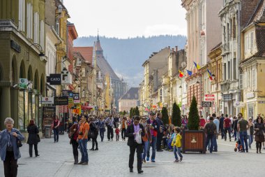 Brasov downtown clipart