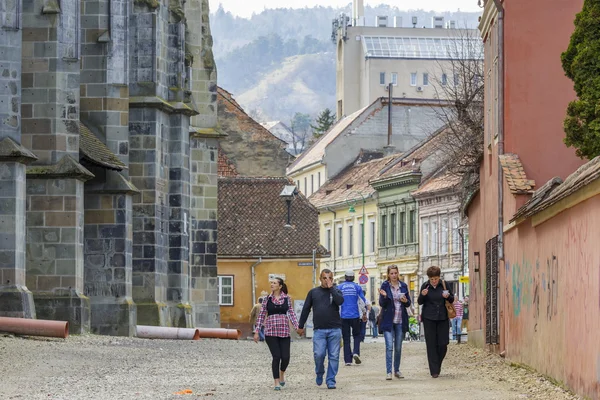 Siyah Kilise, Brasov, Romanya — Stok fotoğraf