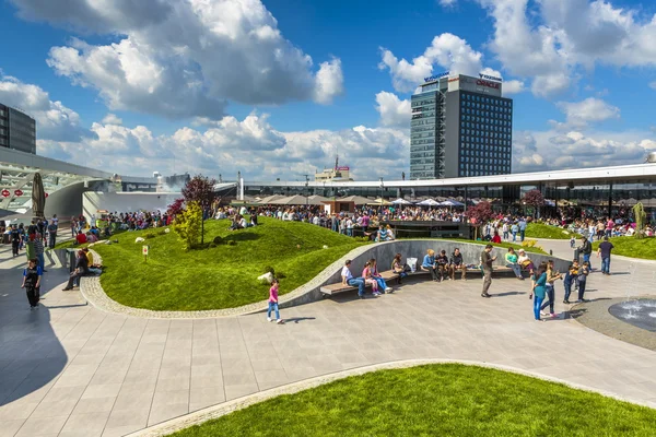 Nákupní centrum, Bukurešť, Rumunsko — Stock fotografie