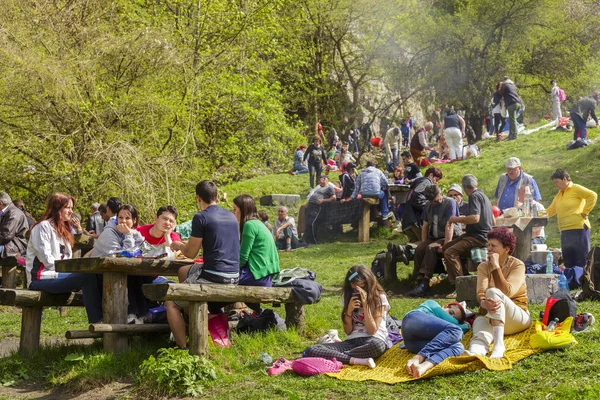 People picnicking — Stock Photo, Image