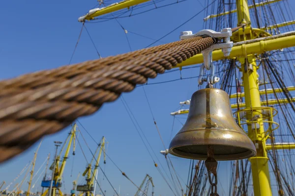 Tall ship alarm bell — Stock Photo, Image