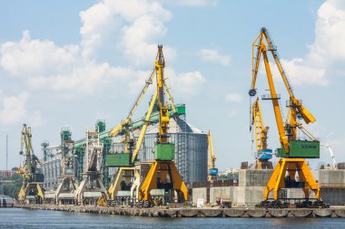 Vinçler ile endüstriyel Tersanesi