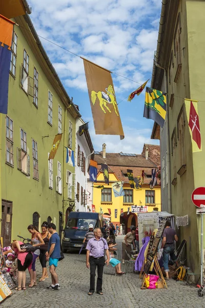 Mercado de artesanía, Sighisoara, Rumania —  Fotos de Stock