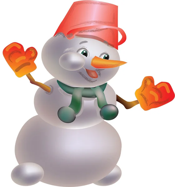 Snowman — Stock Photo, Image