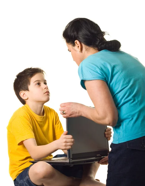 Aufhören zu spielen! Stockbild