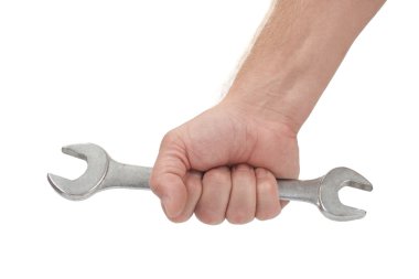 el ile yeni bir İngiliz anahtarı