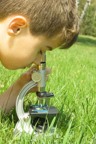 A very young scientist — Stock Photo, Image