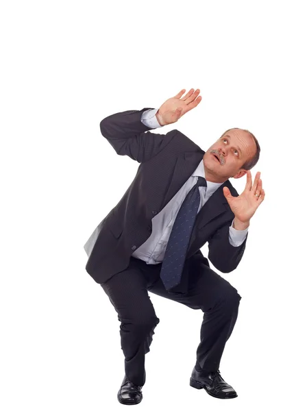 korkmuş ve şok işadamı