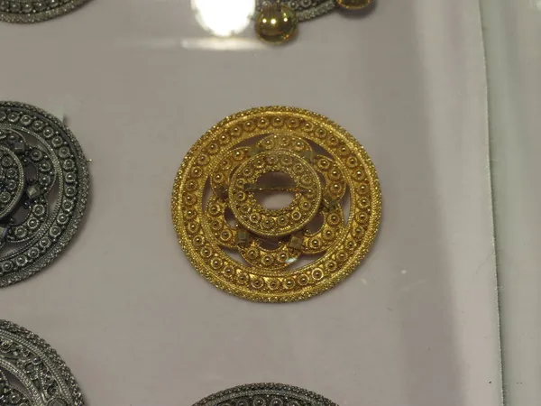 Viking Šperky Nalezeny Archeologické Naleziště Displeji — Stock fotografie