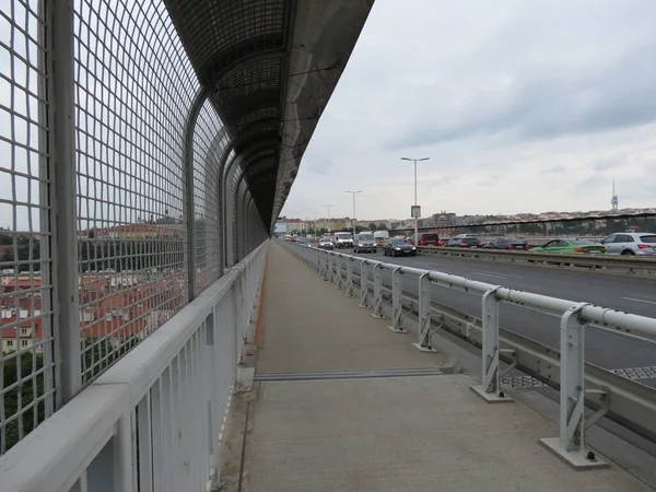 Prague République Tchèque Circa Juin 2020 Pont Nusle Nuselsky — Photo