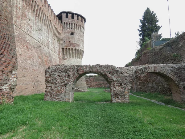 Rocca Sforzesca Soncino Μεταφρασμένο Φρούριο Sforza Του Soncino Στο Soncino — Φωτογραφία Αρχείου