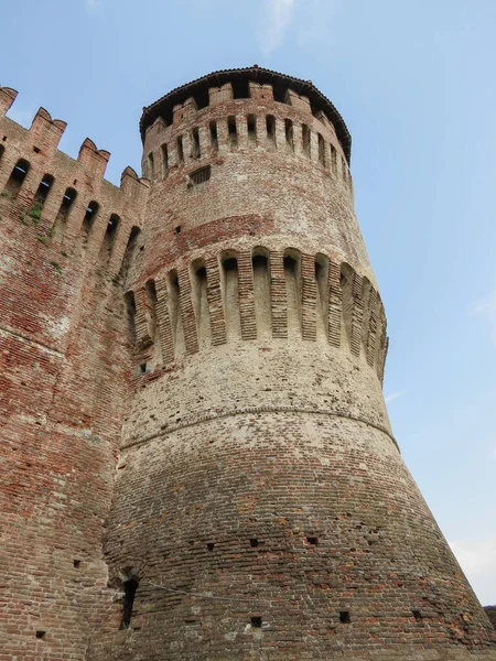 Rocca Sforzesca Soncino Traducida Como Fortaleza Sforza Soncino Soncino Italia — Foto de Stock