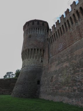 Rocca Sforzesca di Soncino (çeviri: Soncino 's Sforza Fortress) Soncino, İtalya