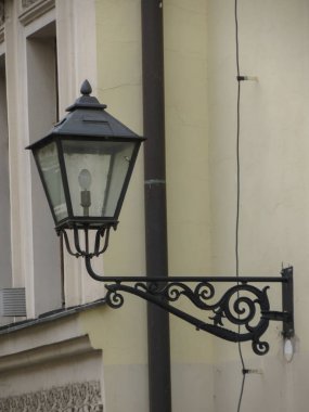 Klasik sokak lambası eski konsept olarak kullanışlı