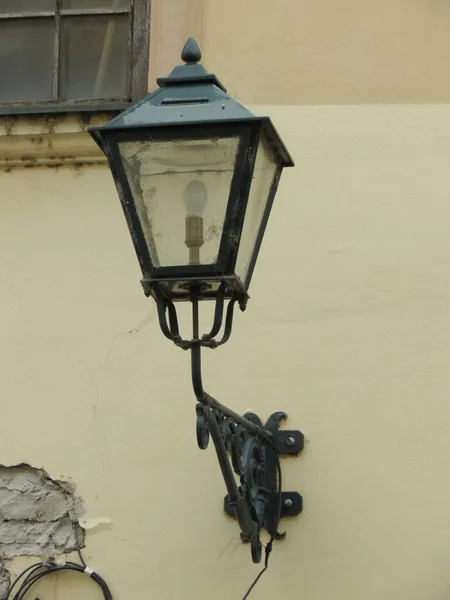 Luz Rua Vintage Poste Útil Como Conceito Passado — Fotografia de Stock