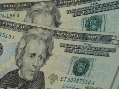 Yirmi dolarlık banknot para kavramı yararlı