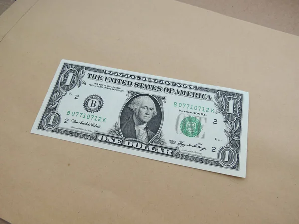 Bize doları banknot - ilk bize Başkan 1789-97, George Washington ön yüzünde featuring bir dolarlık banknot