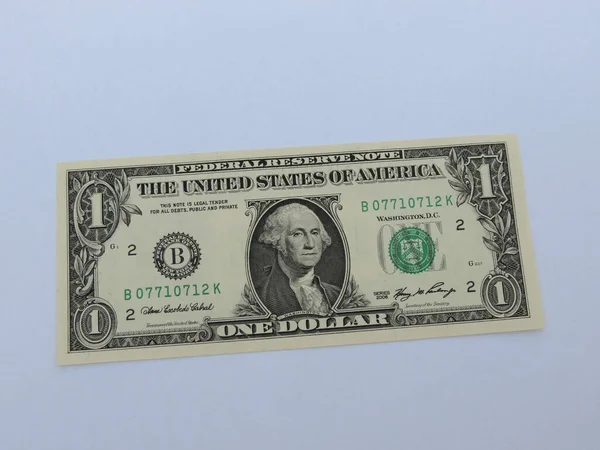 Bize doları banknot - ilk bize Başkan 1789-97, George Washington ön yüzünde featuring bir dolarlık banknot