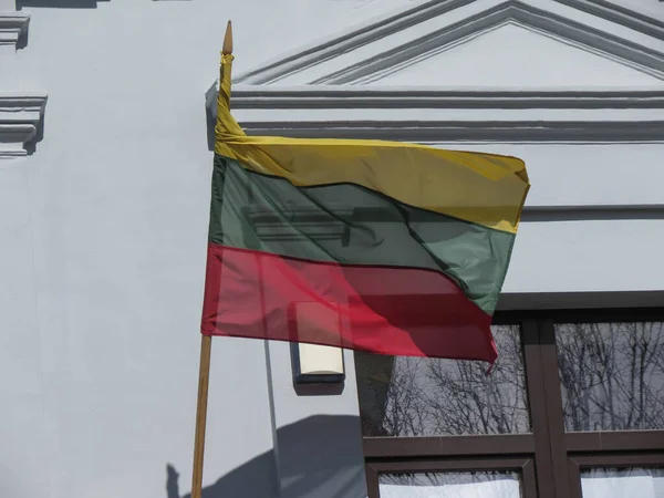 Bandeira Nacional Lituana Lituânia Europa — Fotografia de Stock