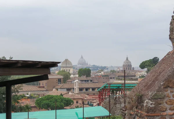 Rome Italien Circa Oktober 2018 Panoramautsikt Från Palatinkullen Med Antika — Stockfoto