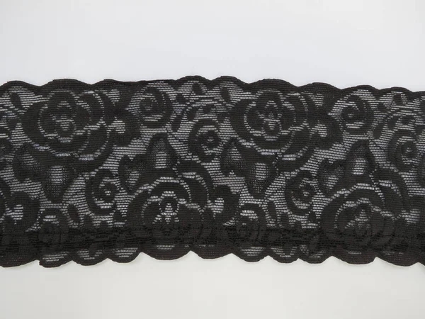 siyah çiçek dantel grup doku arka plan olarak yararlı