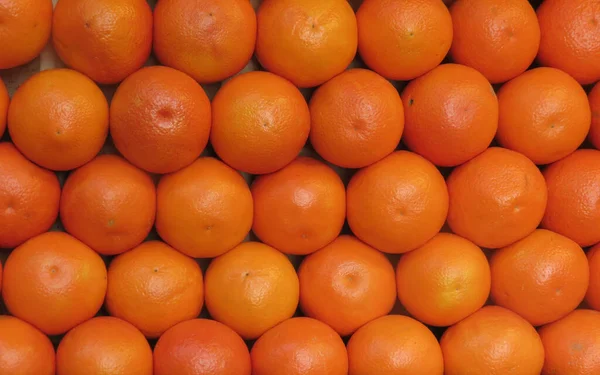 Sweet Oranges Citrus Sinensis Fruit Vegetarian Food Background — Stock Photo, Image