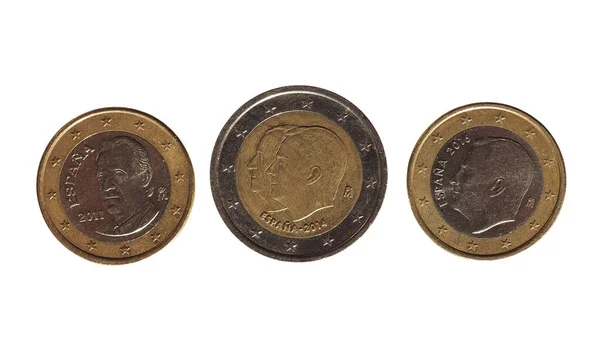 스페인 카를로스의 초상화 베어링에서 펠리페 별도로 동전과 — 스톡 사진
