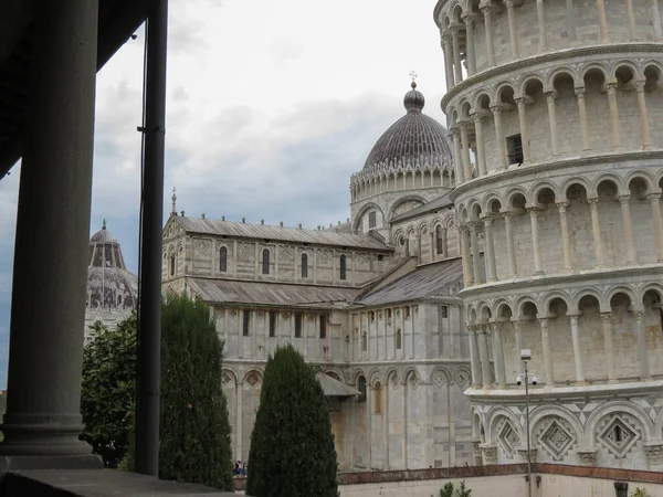 Mary Assumption Cathedral Baptistery Leaning Tower Pisa Italy — Photo