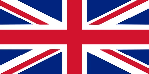 Герб Великобританії Ака Юніон Джек Ізольованих Векторні Ілюстрації — стокове фото