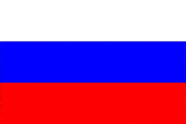 Russia Flag Isolated Vector Illustration — Stock Vector