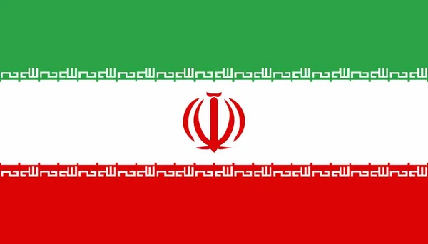 Iranische Flagge Und Sprachsymbol Isolierte Vektorillustration — Stockvektor