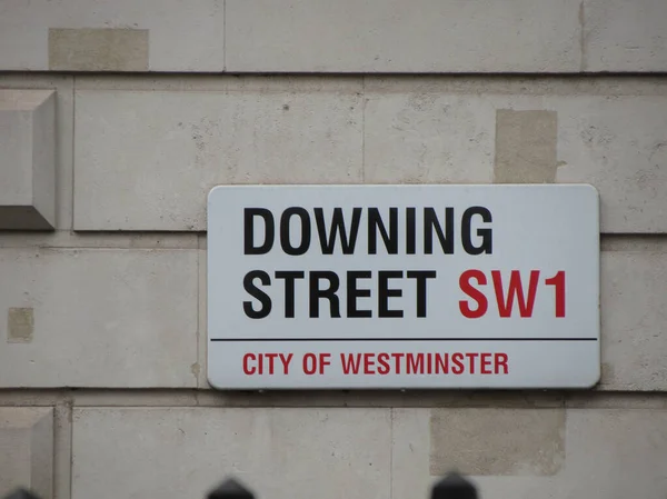 Londres Reino Unido Circa Noviembre 2019 Número Sede Downing Street — Foto de Stock