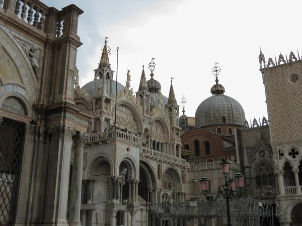Wencja Włochy Circa Czerwca 2022 Kościół Marka Piazza San Marco — Zdjęcie stockowe