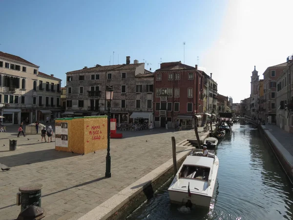 Venice Italy Circa June 2022 Canal City Centre Including Obscene — Photo