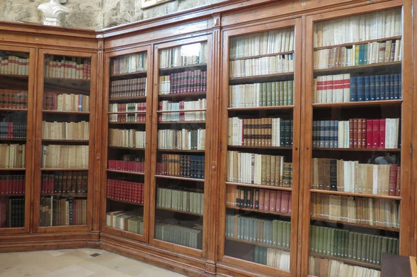 Collection Books Bookshelf — Stock Photo, Image