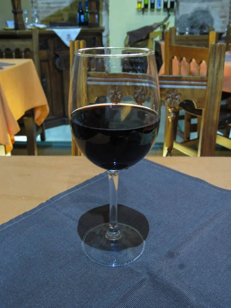 Copo Vinho Tinto Bebida Alcoólica — Fotografia de Stock