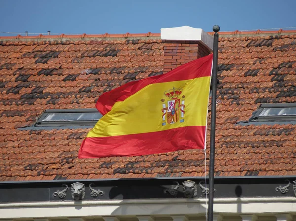 Bandiera Nazionale Spagnola Spagna Europa — Foto Stock