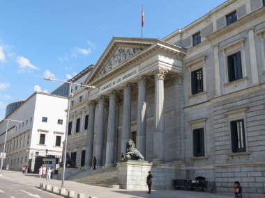 MADRID, İspanya - CRCA HAZİRAN 2015: Congreso de lo diputados, Çevirisi Avam Kamarası