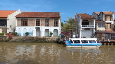 Melaka Nehri manzarası, Melaka, Malezya