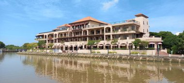 Melaka Nehri manzarası, Melaka, Malezya