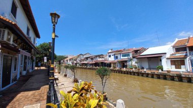 Melaka Nehri manzarası, Melaka, Malezya