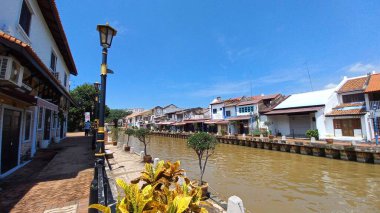 Melaka Nehri manzarası, Melaka, Malezya